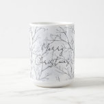 Silver Winter Trees Christmas Coffee Mug<br><div class="desc">Silver Winter Trees Christmas</div>