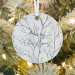 Silver Winter Trees Christmas Metal Tree Decoration<br><div class="desc">Silver Winter Trees Christmas</div>