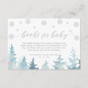 Silver Winter Wonderland Books for Baby Enclosure