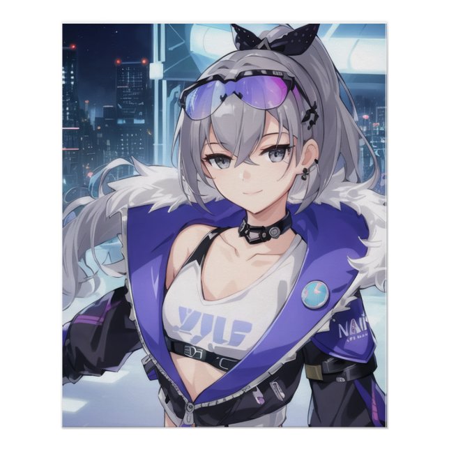 Silver Wolf fan art 1 Poster (Front)