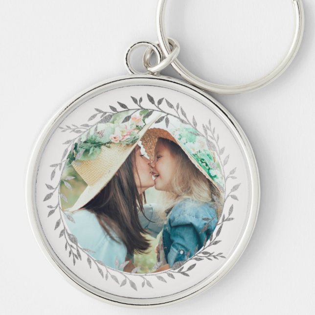 Silver Wreath Key Ring (Front)