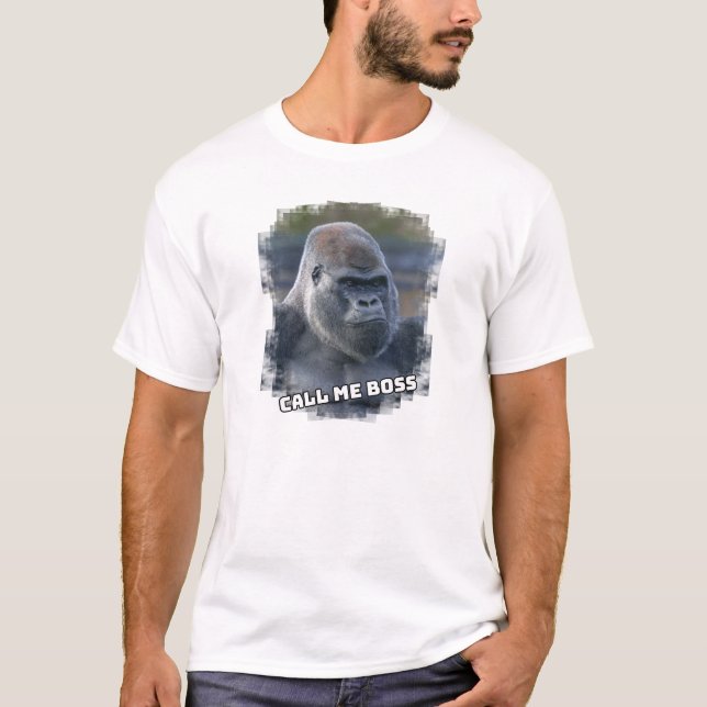Silverback "Call Me Boss" T-Shirt (Front)