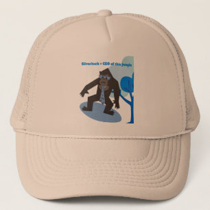 Silverback = CEO of this jungle Trucker Hat