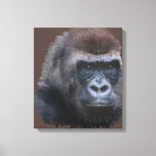 Silverback Gorilla Canvas Print