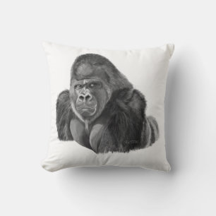 Silverback Gorilla cushion Gorilla Cushion