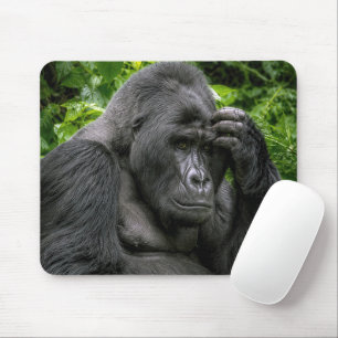 Silverback Gorilla Deep In Thought Mouse Mat