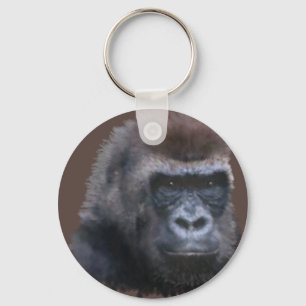 Silverback Gorilla Key Ring