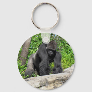 Silverback Gorilla Keychain
