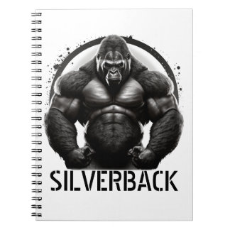 Silverback Gorilla Logo Notepad Notebook