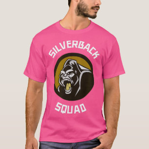 Silverback Gorilla Monkey Squad  T-Shirt