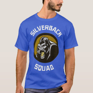 Silverback Gorilla Monkey Squad  T-Shirt