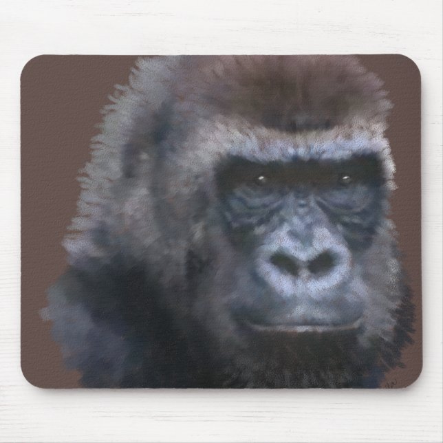 Silverback Gorilla Mouse Mat (Front)