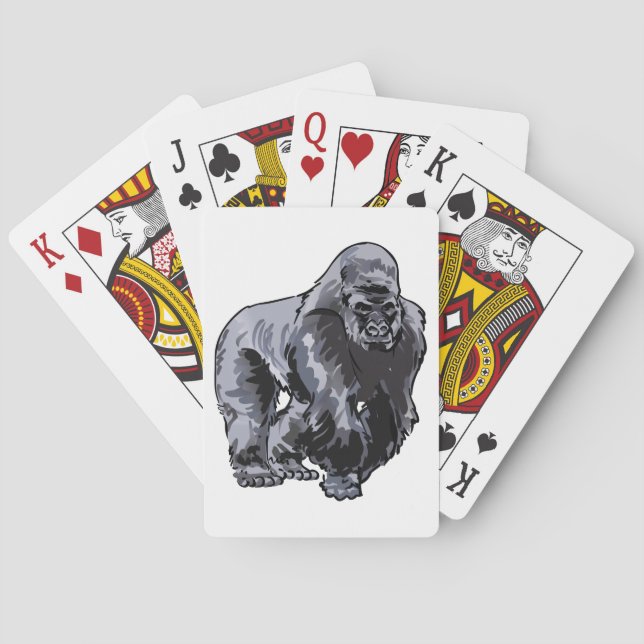 Silverback Gorilla Playing Cards (Back)