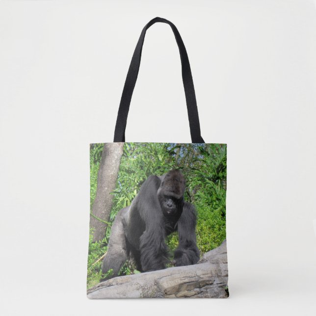 Silverback Gorilla Tote Bag (Front)