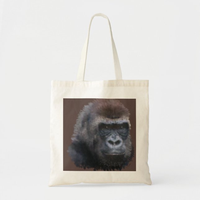 Silverback Gorilla Tote Bag (Front)