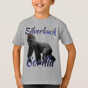 Silverback Gorilla Zoo Animal Kids Boys T-Shirt