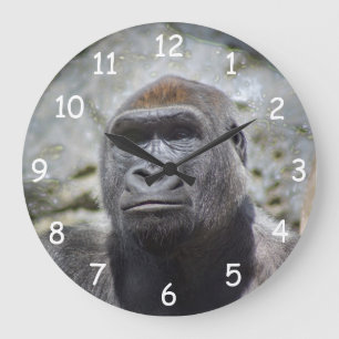 Silverback Large Clock