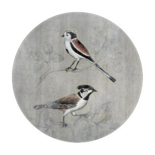 Silvered Aviary A Pair Cutting Board