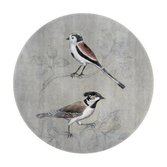 Silvered Aviary | A Pair Cutting Board (Front)
