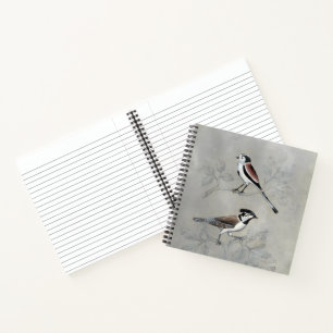 Silvered Aviary A Pair Notebook