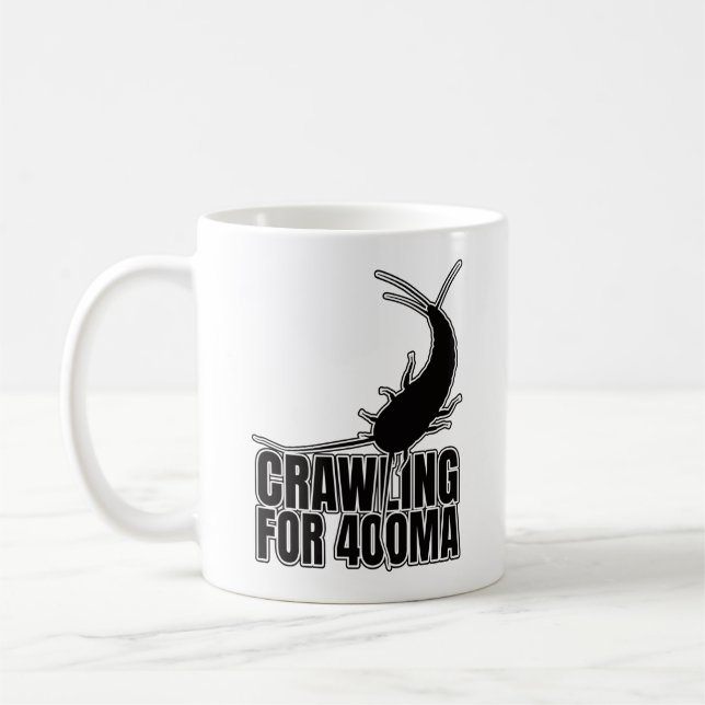 Silverfish Primitive Insect – Entomology Geek Coffee Mug (Left)