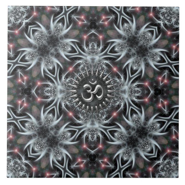 Silverina Aum 'Delica Ceramic Tile (Front)