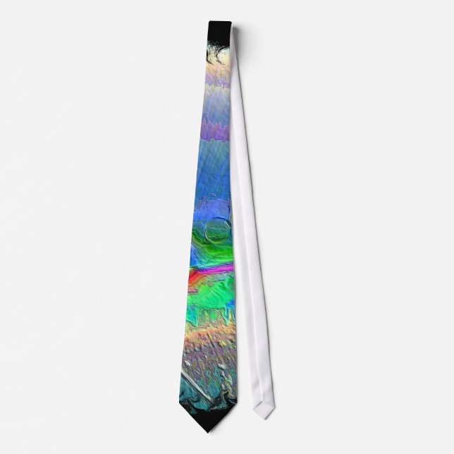 Silverlake Sunset Negative Oval 2 Tie (Front)