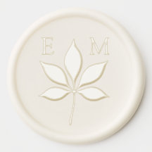 Silverleaf Elven Wedding – Round Leaf Seal