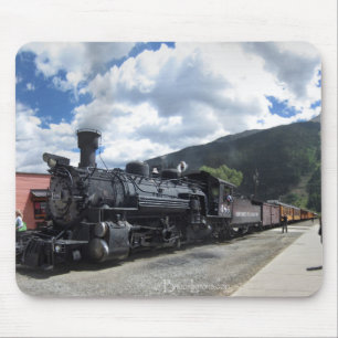 Silverton Colorado Narrow Guage Train Mouse Mat