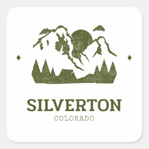 Silverton - Colorado Square Sticker