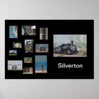 Silverton Photo Collage Travel Poster Template