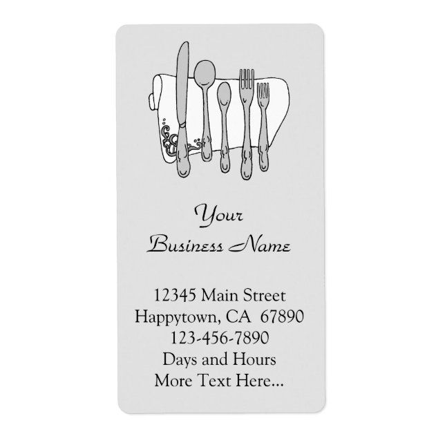 Silverware Restaurant Advertising Custom Template (Front)