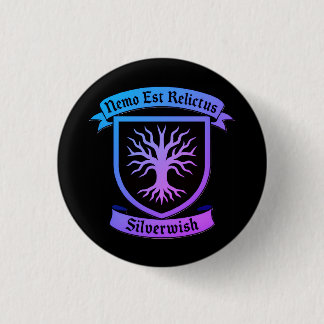 SilverWish Button/pin Blue-Purple Gradient 3 Cm Round Badge