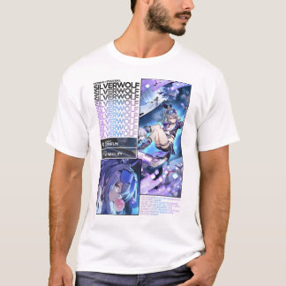 Silverwolf Character Info - Honkai Star Rail T-Shirt