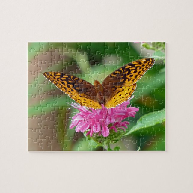 Silvery Checkerspot Butterfly Jigsaw Puzzle (Horizontal)