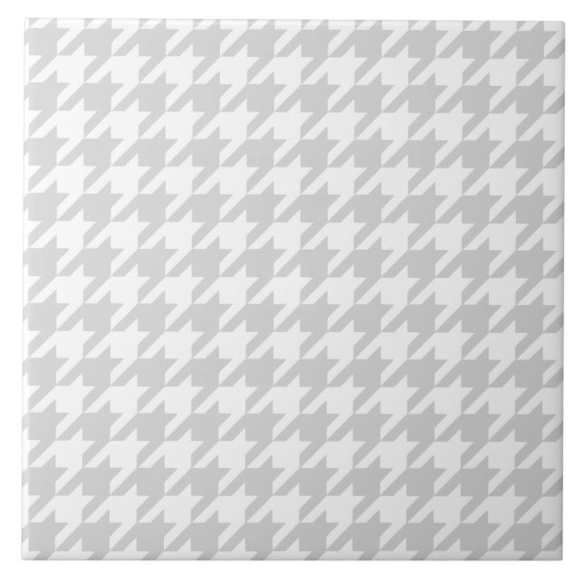 Silvery Houndstooth 1 Tile (Front)