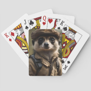 Silvester The Meerkat, I Am The War Playing Cards