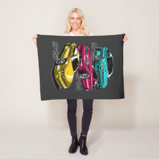 SILVIA "S" CHASSIS EVOLUTION FLEECE BLANKET