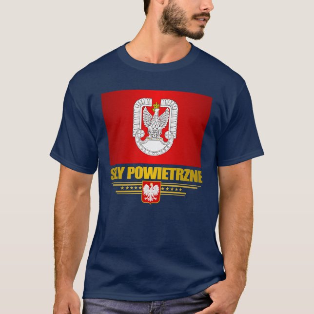 Sily Powietrzne (Polish Air Force) T-Shirt (Front)