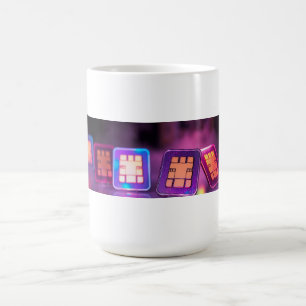 Sim cards coffee mug
