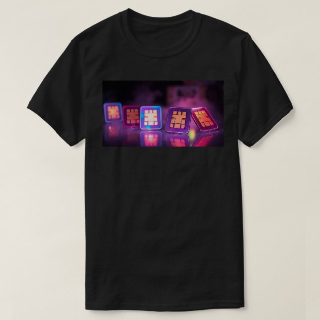 Sim cards T-Shirt (Design Front)