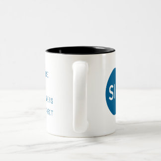SIM Chapter Logo and Tagline Teal Two-Tone Coffee Mug