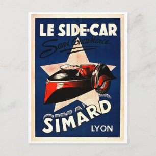 Simard - Le Side Car Postcard