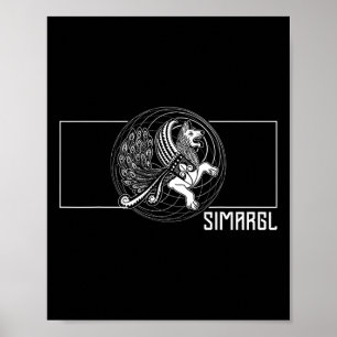 Simargl Paganism Dog Nordic Ancestry National Russ Poster