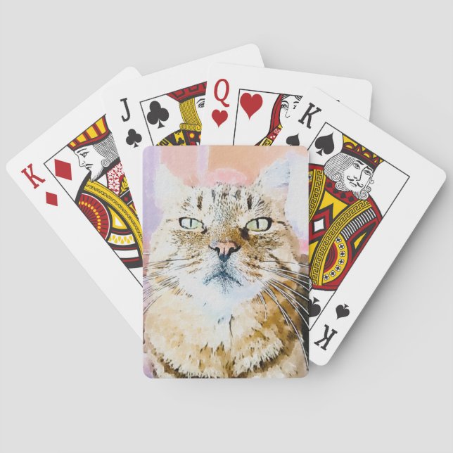Simba the Striped King Playing Cards (Back)