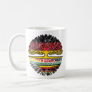 Simbabwe Simbabwisch Deutsch Deutschland Baum Coffee Mug