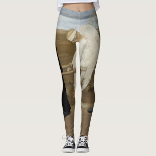 Simberg’s "Wounded Angel" art leggings