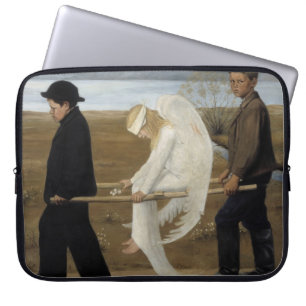 Simberg’s Wounded Angel laptop sleeve