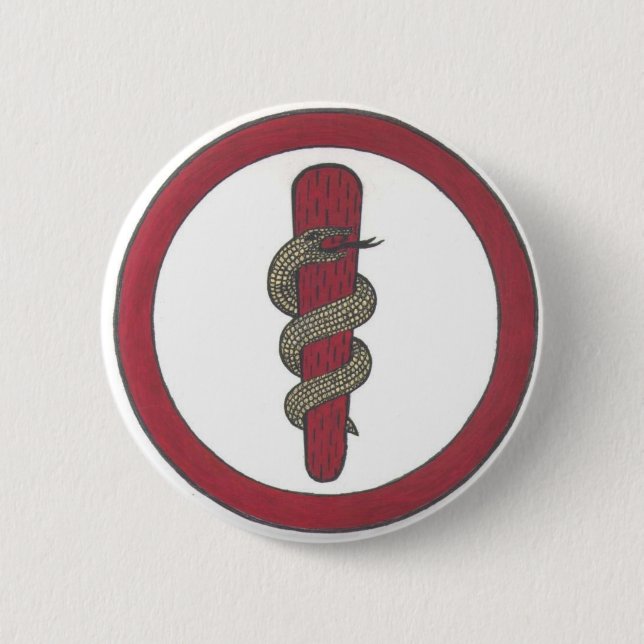 simbolo_da_odontologia 6 cm round badge (Front)