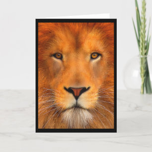 Simha Lion Greeting Card (Blank)
